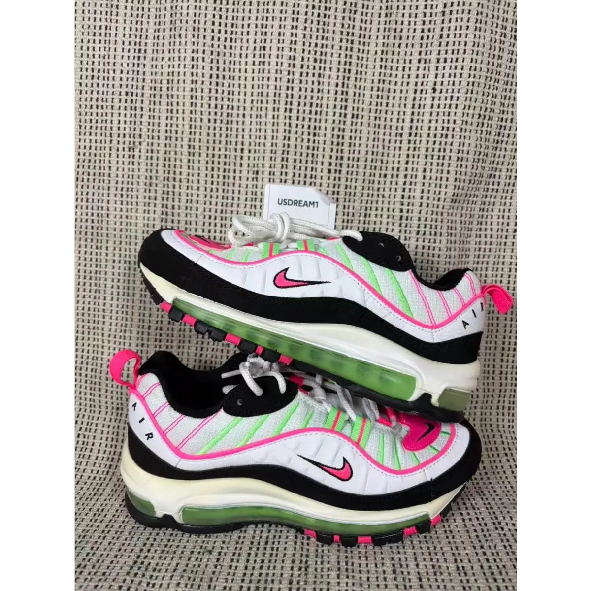Nike shoes - Nike Air Max 98 - Air Max - CI3709-101 - White Illusion Green Hyper Pink 4