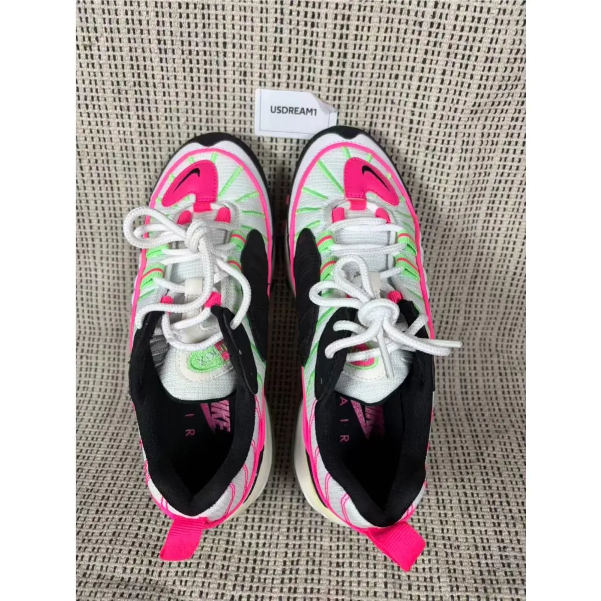 Nike shoes - Nike Air Max 98 - Air Max - CI3709-101 - White Illusion Green Hyper Pink 19