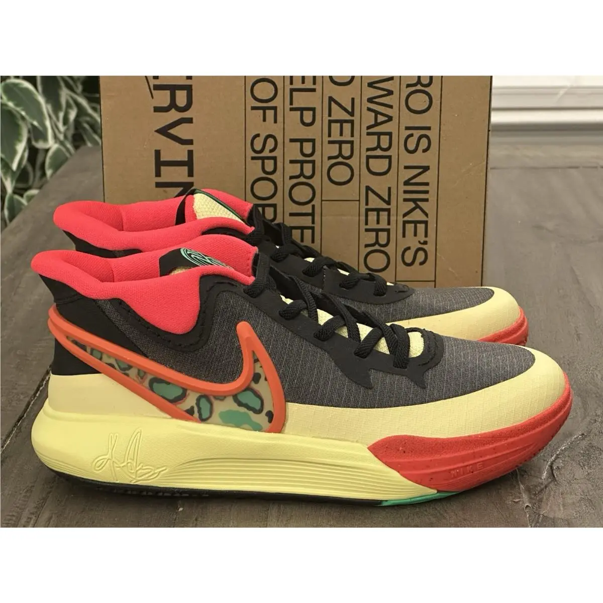 Nike shoes - Nike Kyrie 8 Go (PS) - DQ8077-003 - Black Lemon Chiffon (UPC: 196154605793) 9