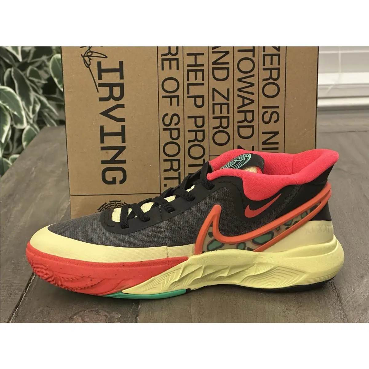 Nike shoes - Nike Kyrie 8 Go (PS) - DQ8077-003 - Black Lemon Chiffon (UPC: 196154605793) 5