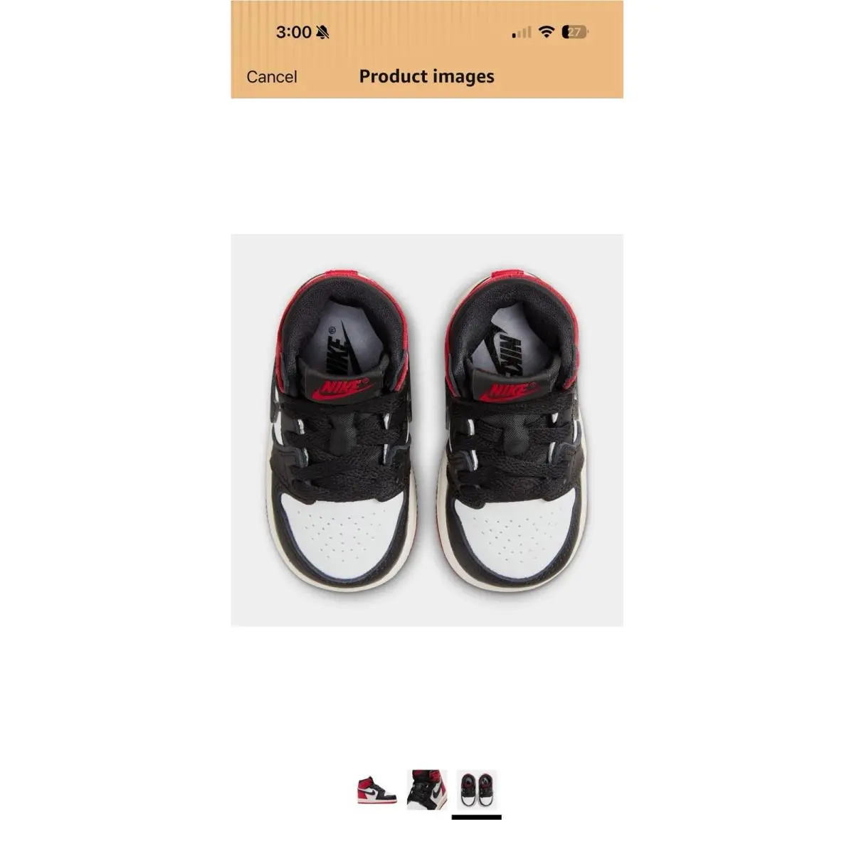 Nike shoes - Jordan 1 - Red 1