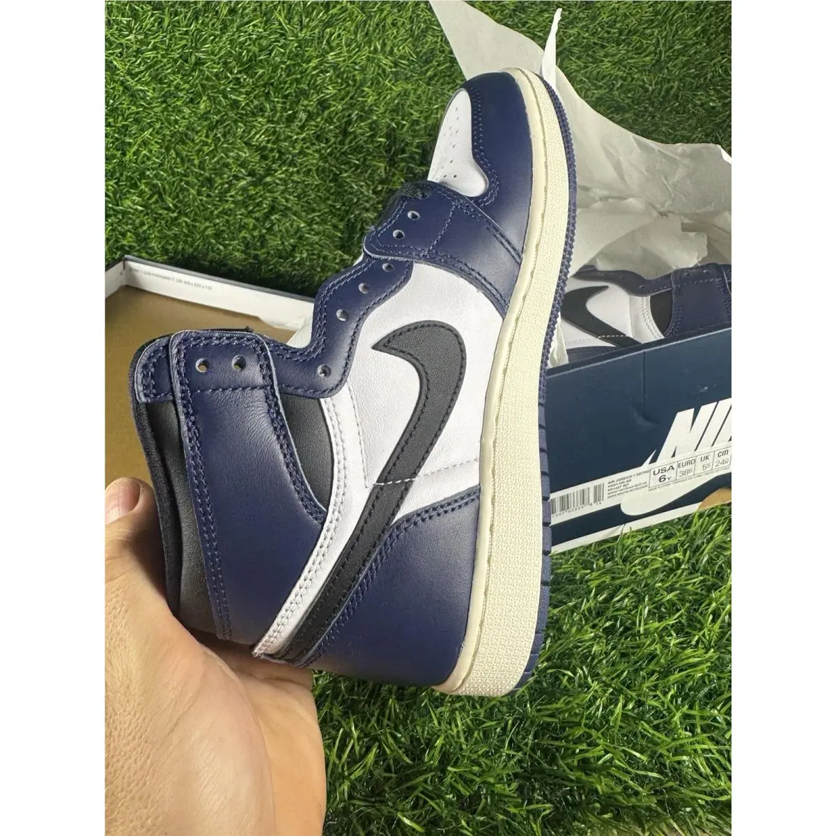 Nike shoes - Jordan Air Jordan 1 Retro High OG GS - Blue 1