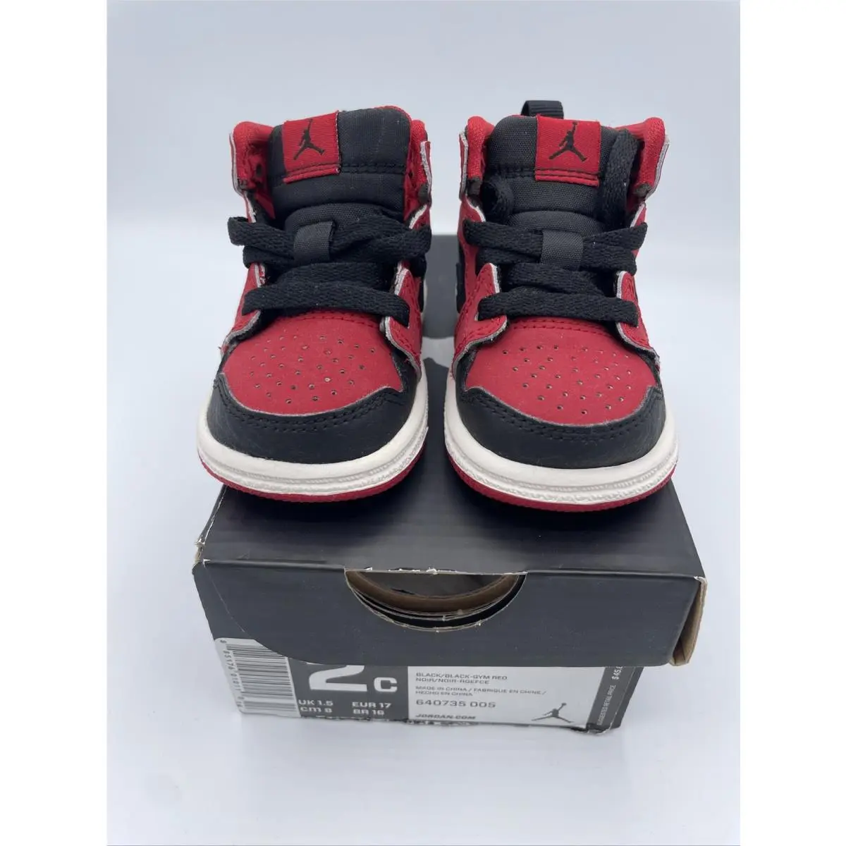 Nike shoes - Jordan 1 - 640735-005 - Black (UPC: 0885176010110) 2