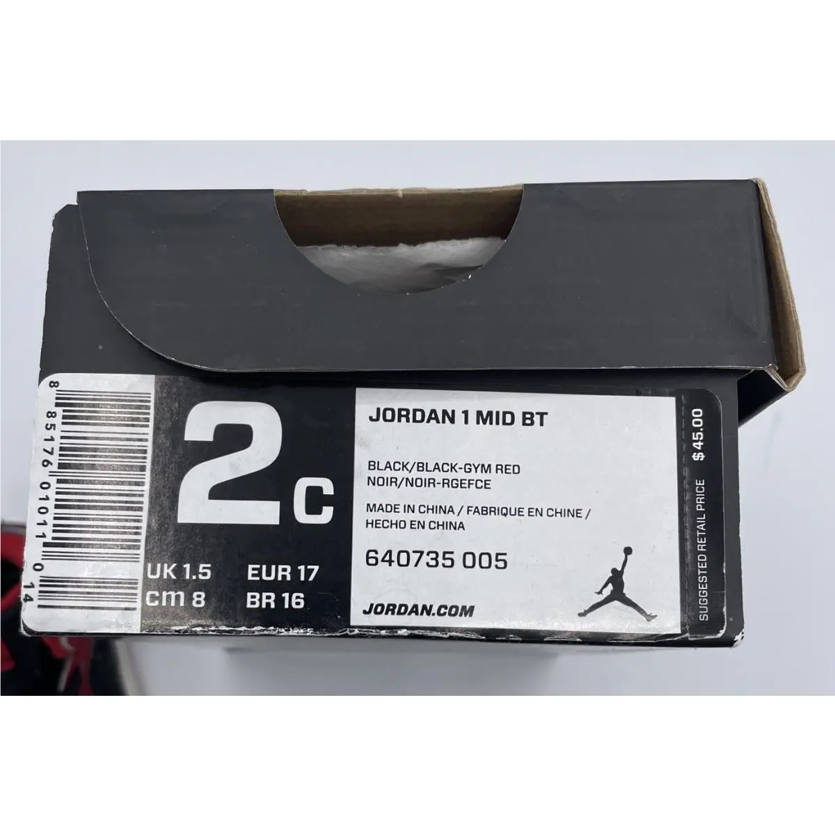 Nike shoes - Jordan 1 - 640735-005 - Black (UPC: 0885176010110) 4