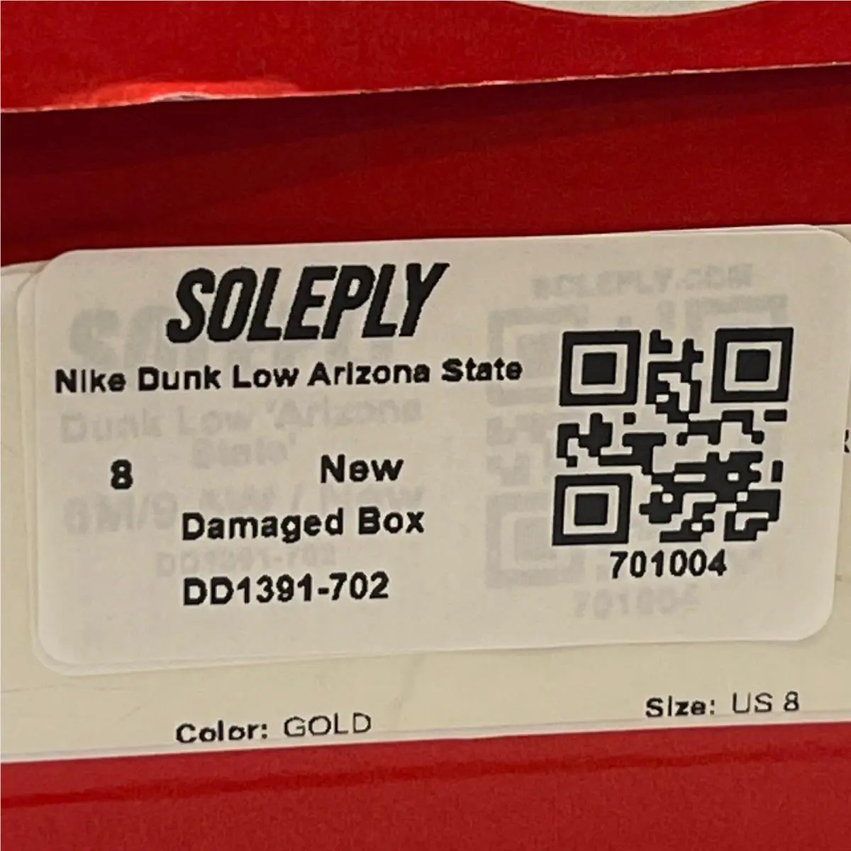 Nike shoes - Nike Dunk Low Arizona State - Gold 6