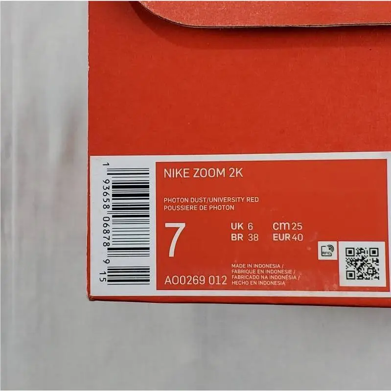 Nike shoes - Nike Zoom 2K - Zoom - Red, Secondary: White 8