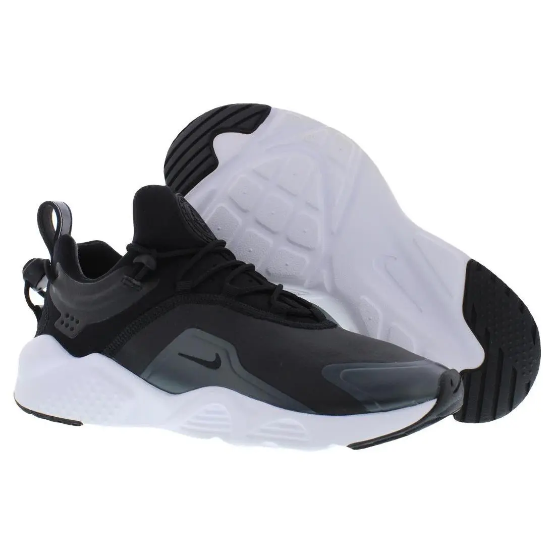 Nike Air Huarache City Move Premium Womens Shoes Size 7 Color: - Black, Main: Black