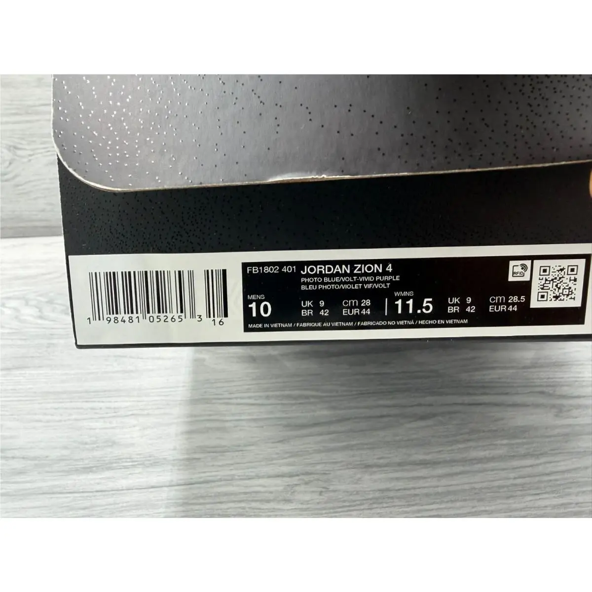 Nike shoes - Jordan Zion 4 - Zion - FB1802-401 - Black 14