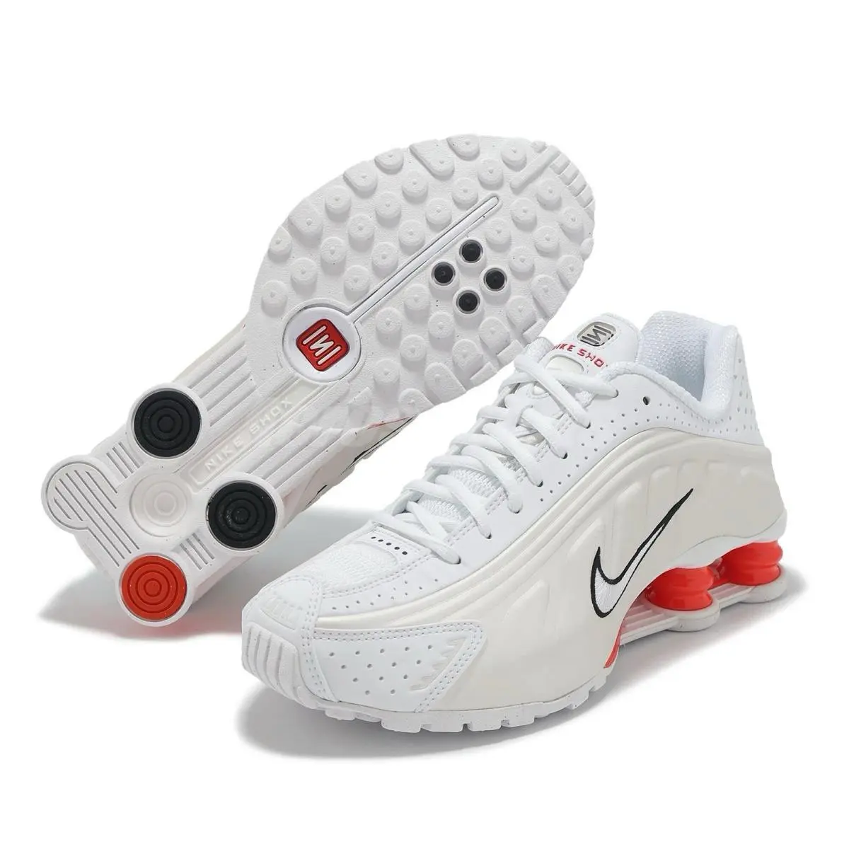 Nike shoes - Nike Shox R4 - Shox - White 1