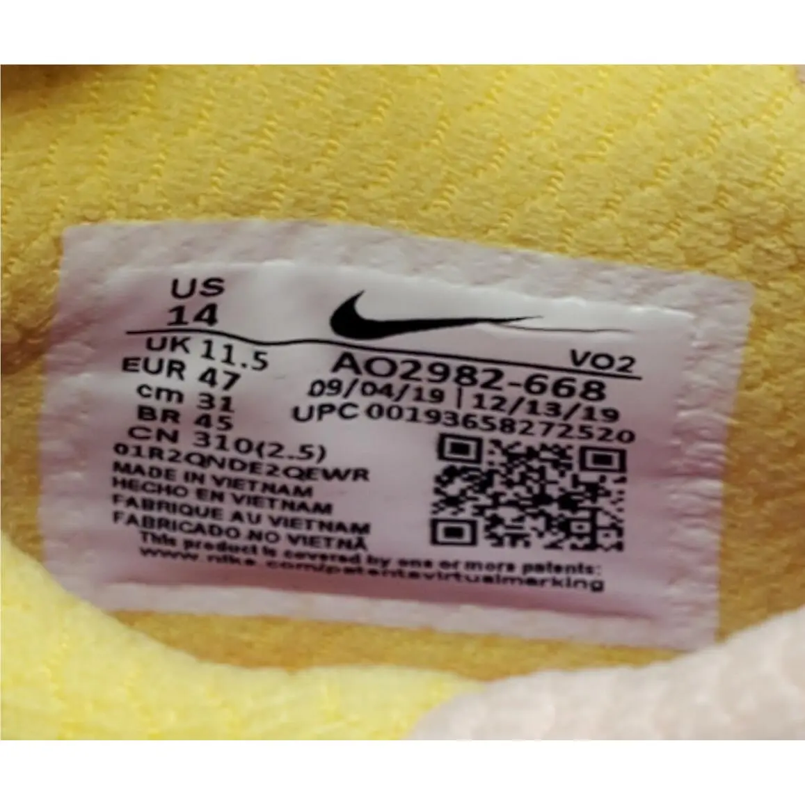 Nike shoes - Nike Metcon 5 - Metcon - AO2982-668 - Washed Coral/Topaz Gold/Fire Pink (UPC: 193658272520) 2