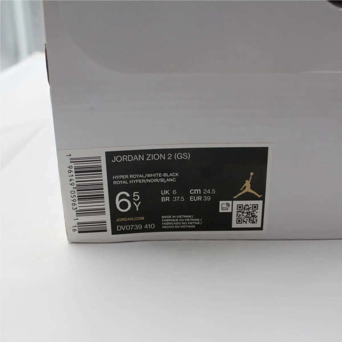 Nike shoes - Jordan Zion 2 - Zion - Blue 1