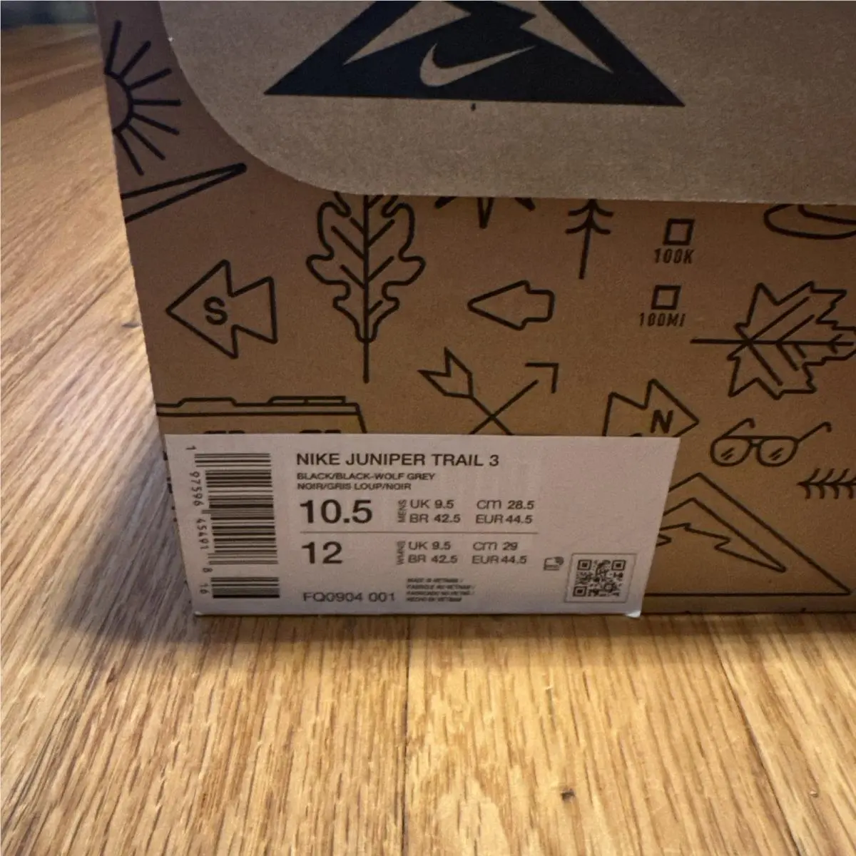 Nike shoes - Nike Juniper Trail 3 - Juniper Trail - FQ0904-001 - Black 0