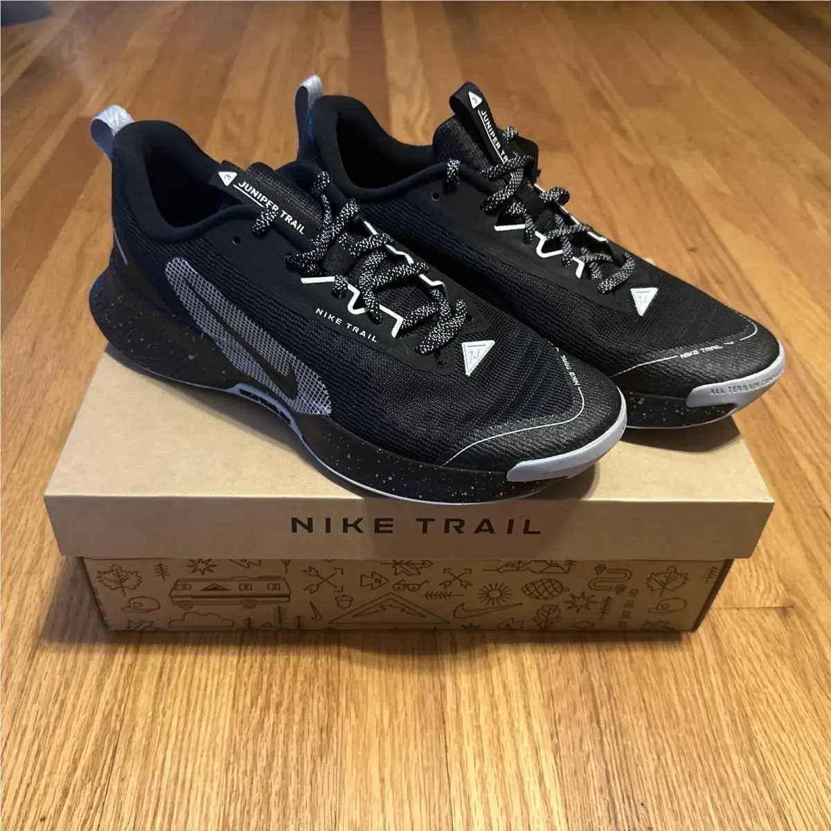 Nike shoes - Nike Juniper Trail 3 - Juniper Trail - FQ0904-001 - Black 3