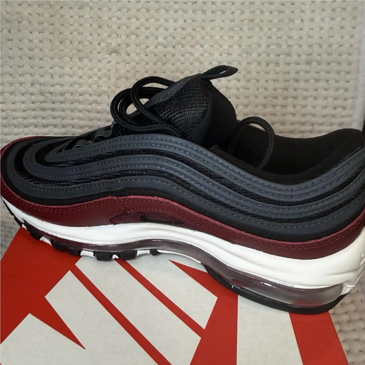 Nike shoes - Nike Air Max 97 GS Team - Team Red/Black-Anthracite 4