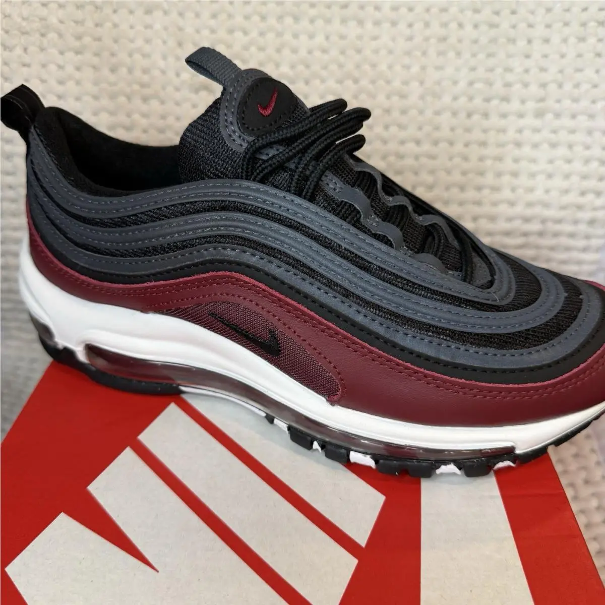 Nike shoes - Nike Air Max 97 GS Team - Team Red/Black-Anthracite 5
