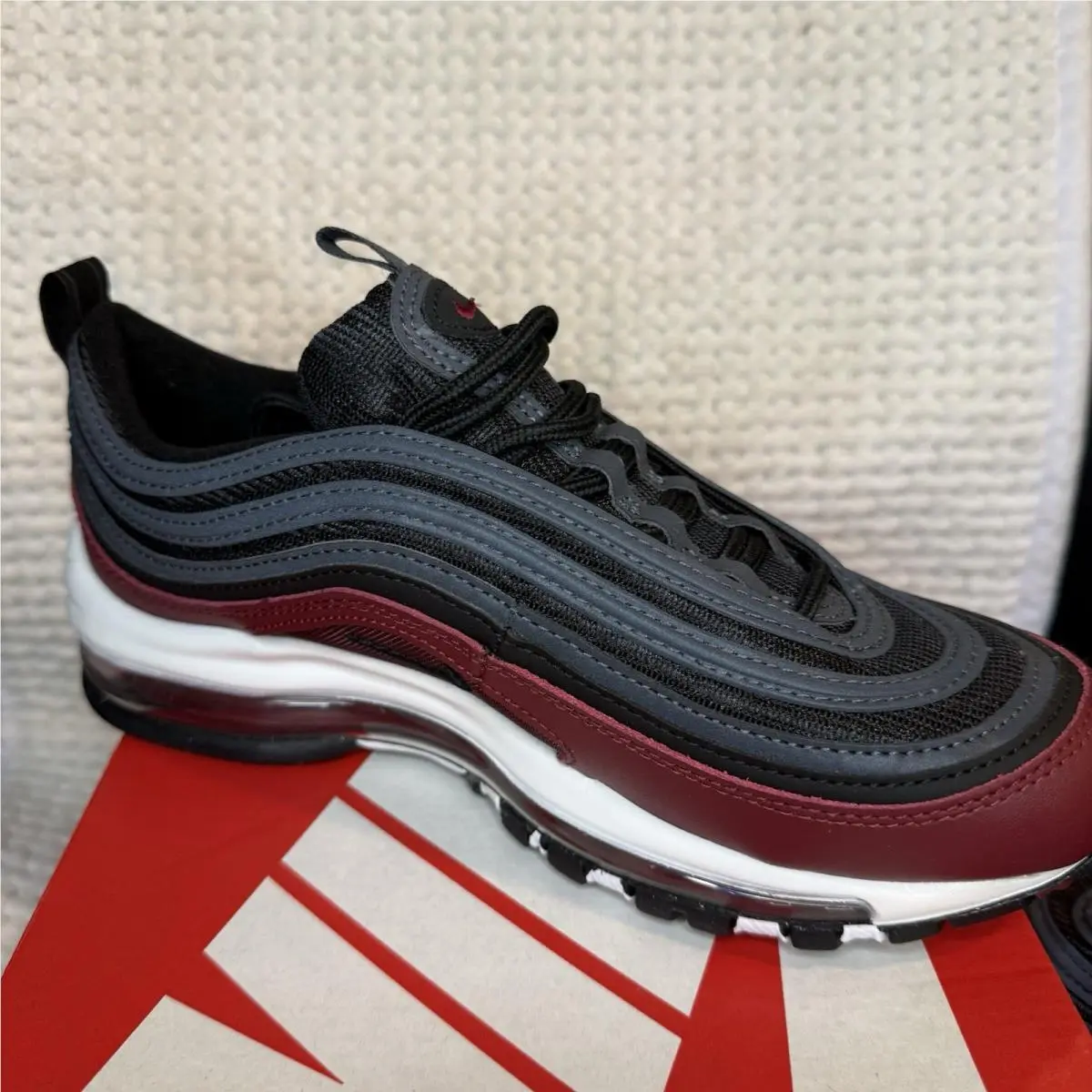 Nike shoes - Nike Air Max 97 GS Team - Team Red/Black-Anthracite 1