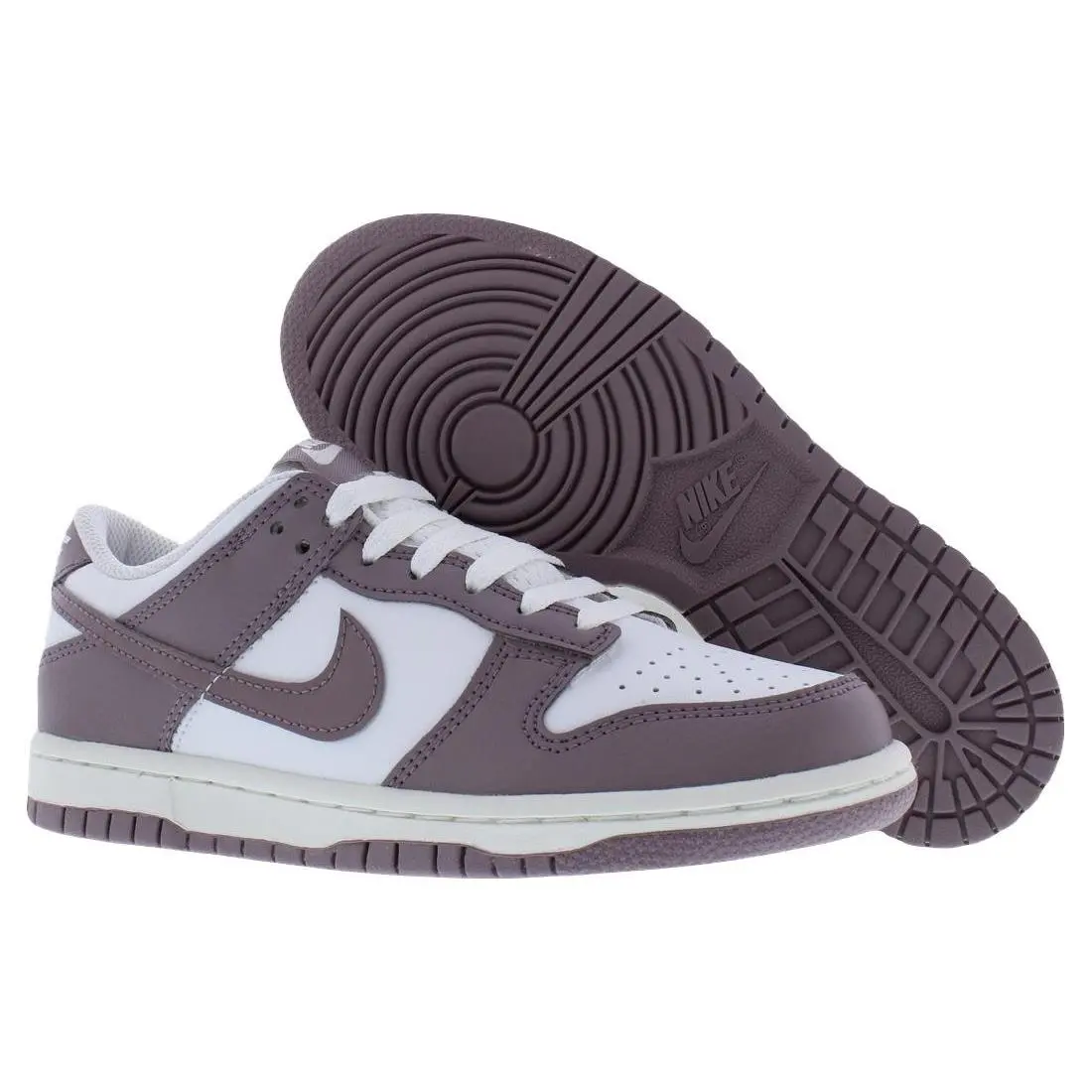 Nike Dunk Low GS Boys Shoes Size 6.5 Color: Taupe Grey/taupe Grey