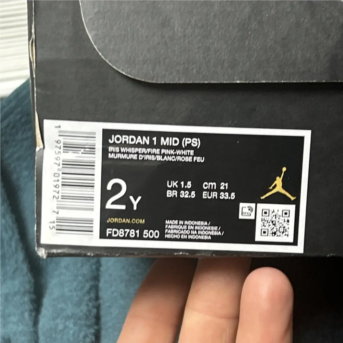 Nike shoes - Air Jordan 1 Mid - Air Mid - Pink 6