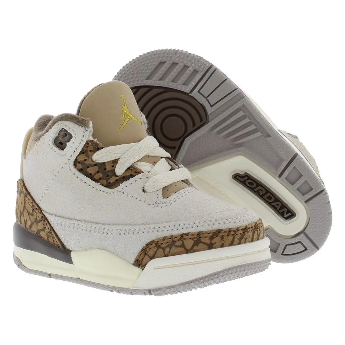 Nike Jordan 3 Retro Infant/toddler Shoes Size 4 Color: Light Orewood
