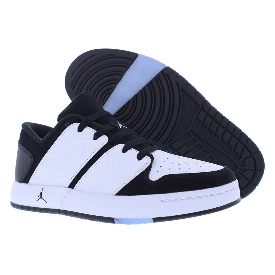 Nike Jordan NU Retro 1 Low GS Boys Shoes Size 4.5 Color: White/white/black