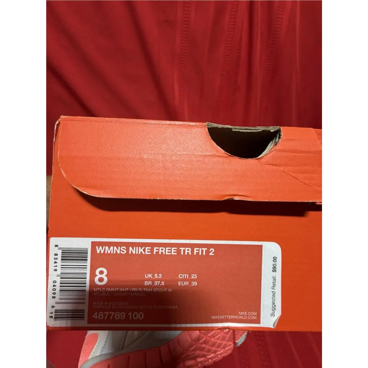 Nike shoes - Nike Free TR Fit 2 - coral 4