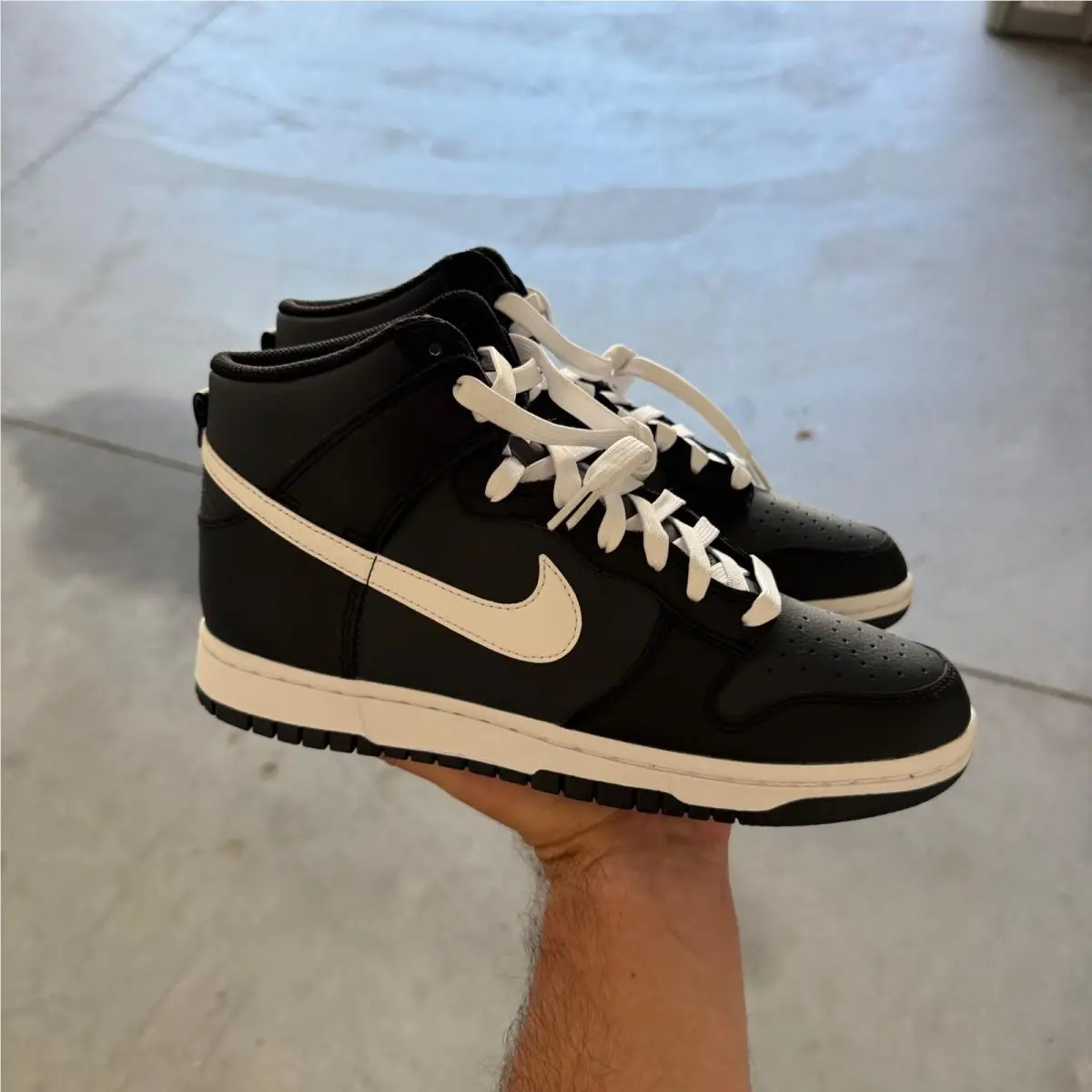 Nike shoes - Nike Dunk High Retro Anthracite - Black 0