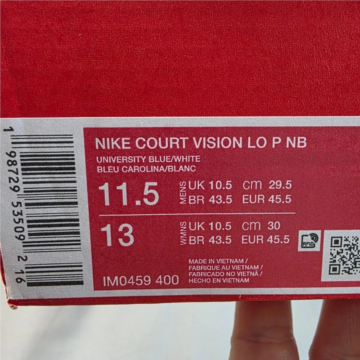 Nike shoes - Court Vision Low Next Nature - Blue 1
