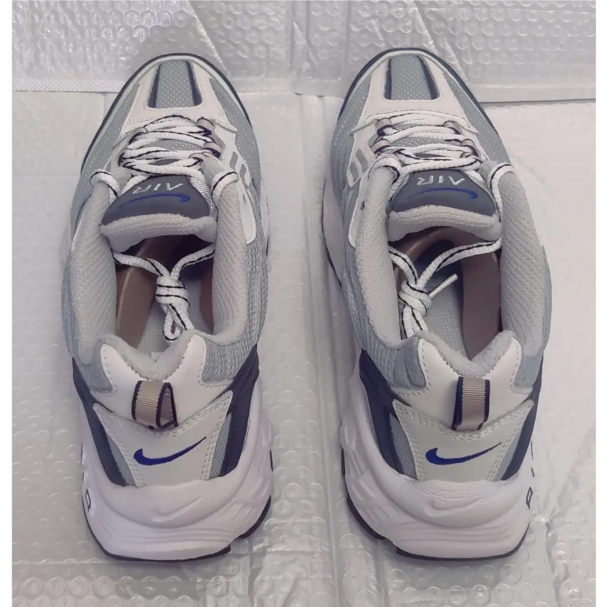 Nike shoes - Nike Air Copious - Air Copious - 310317-001 - Metallic Silver White Blue logo 5