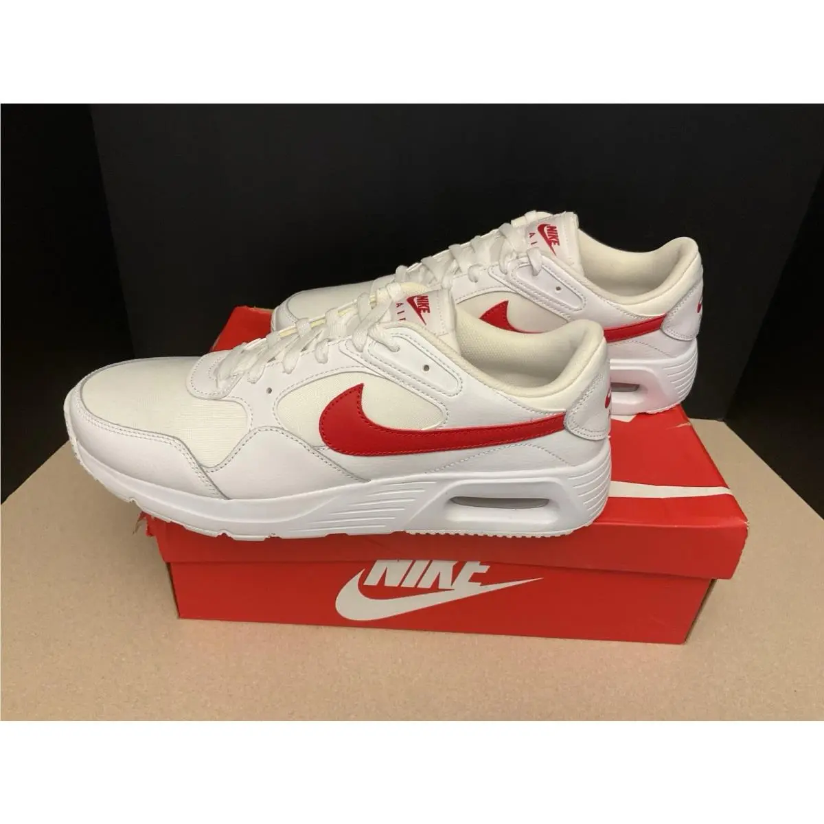 Nike shoes - Nike Air Max SC - Air Max - Cw4555-122 - White/Red 4