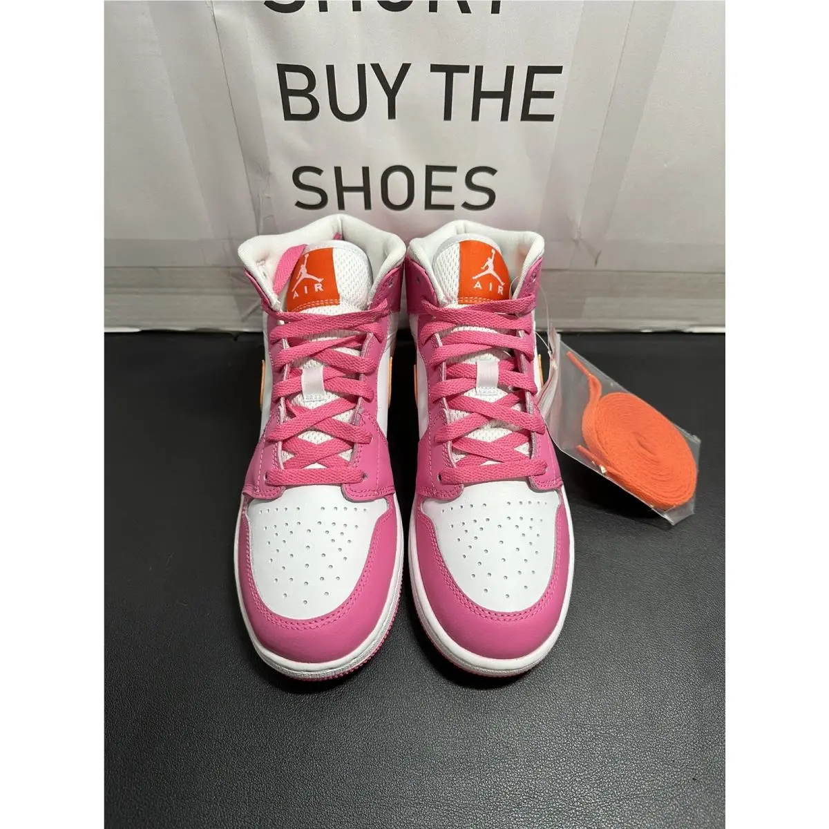 Nike shoes - Jordan Air 1 Mid GS - Pinksicle (UPC: 196148849165) 0