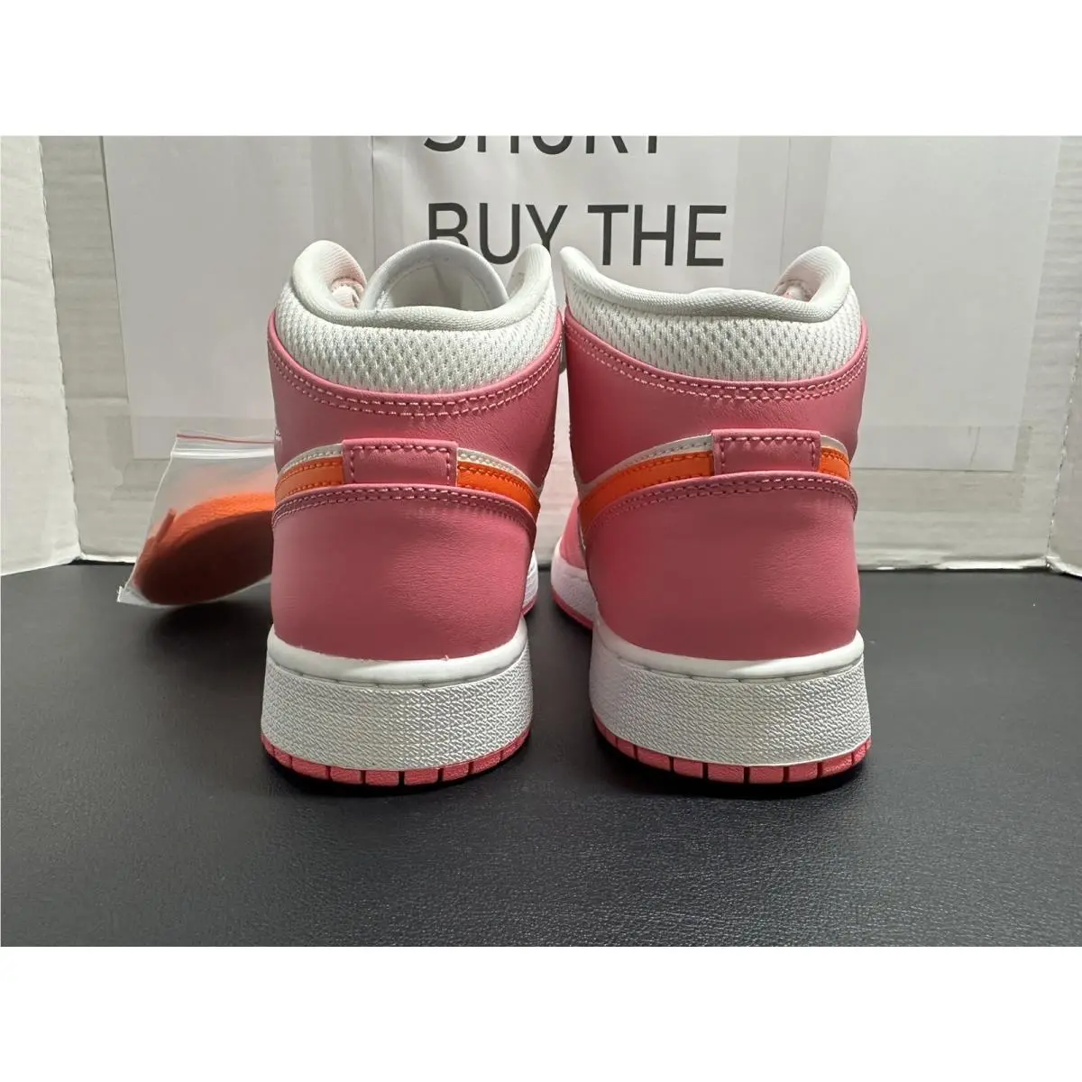 Nike shoes - Jordan Air 1 Mid GS - Pinksicle (UPC: 196148849165) 2