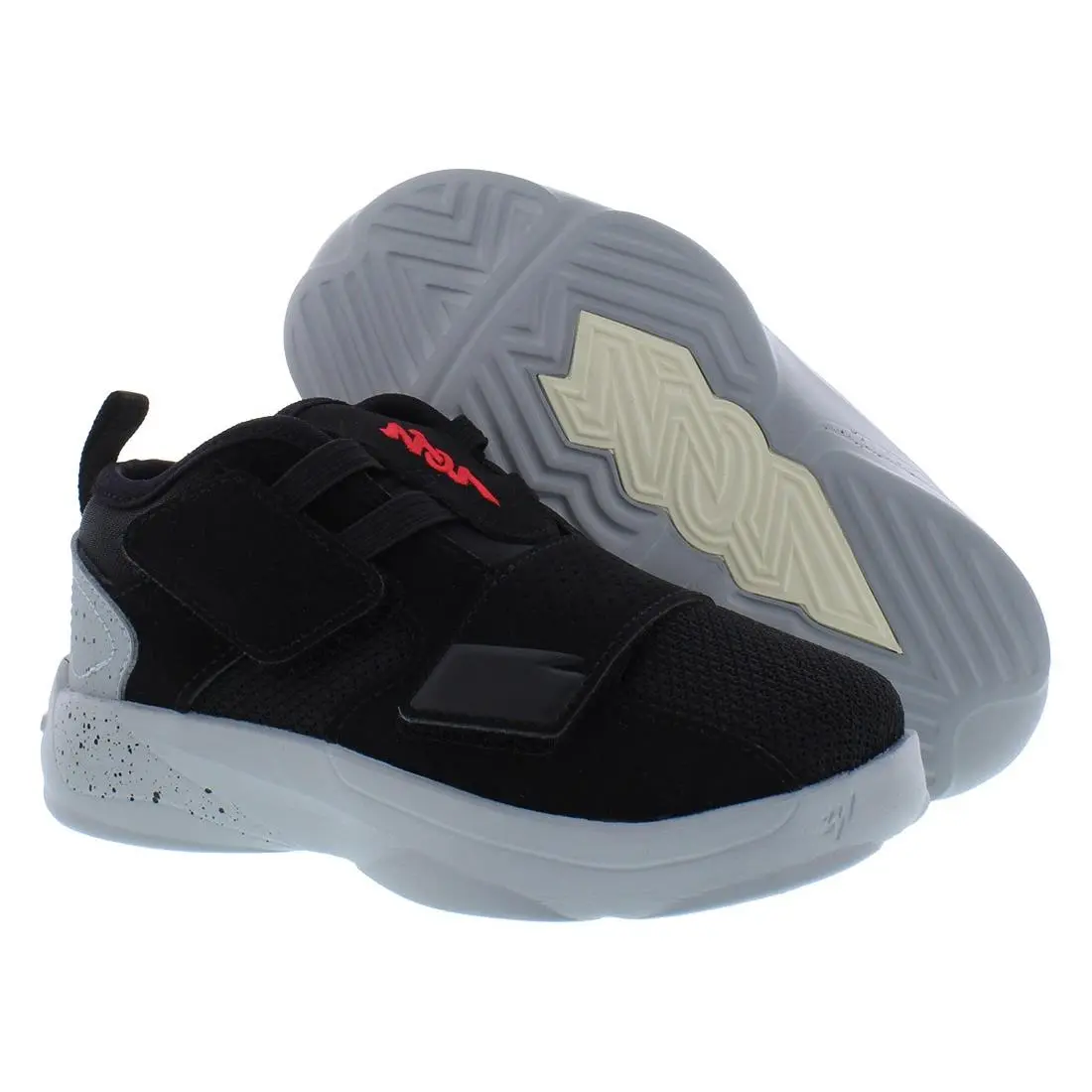 Nike Jordan Zion 2 Infant/toddler Shoes Size 4 Color: Black/siren Red/black