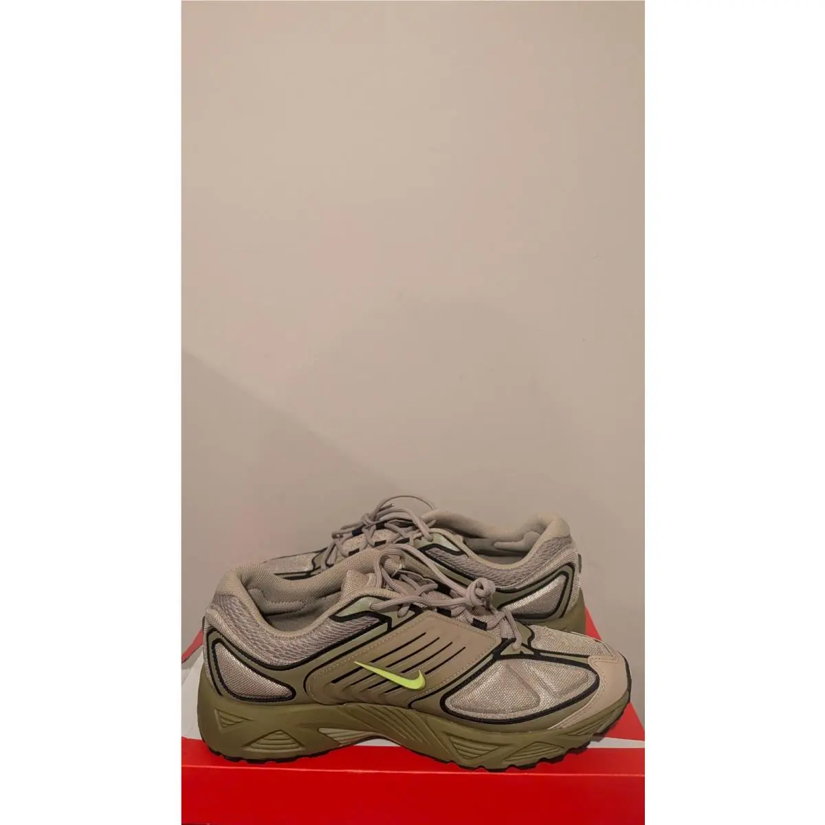 Nike shoes - Nike Air Pegasus - Air Pegasus - Khaki/Volt/Pacific Moss 0