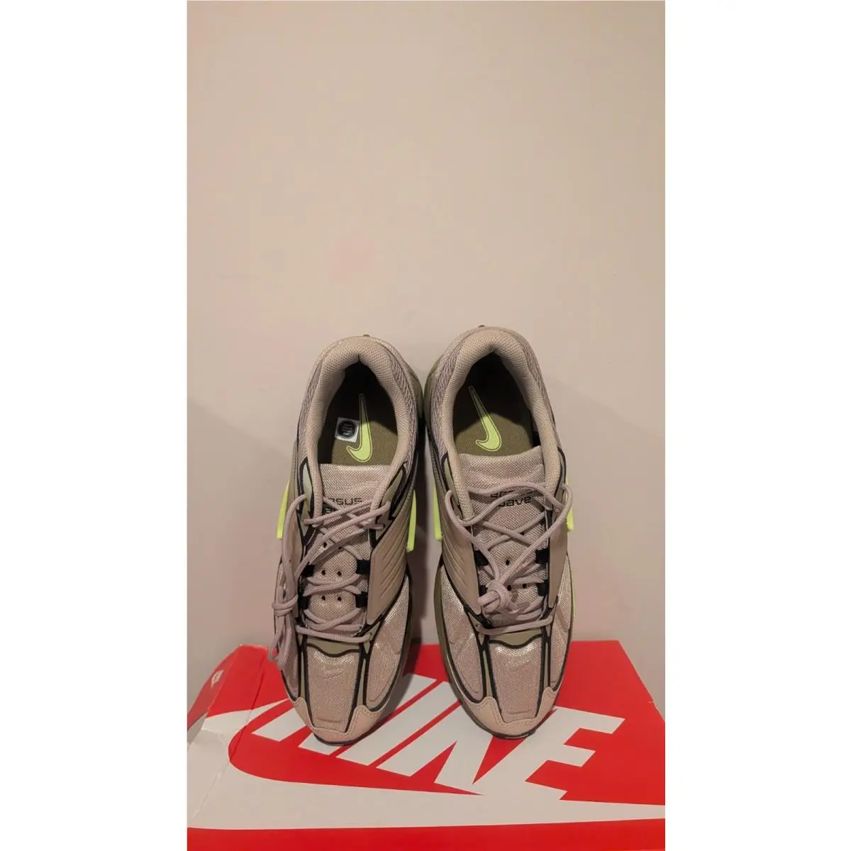 Nike shoes - Nike Air Pegasus - Air Pegasus - Khaki/Volt/Pacific Moss 1