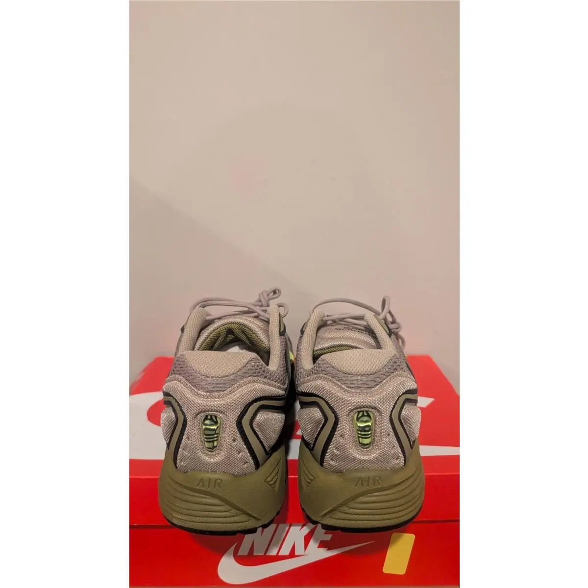 Nike shoes - Nike Air Pegasus - Air Pegasus - Khaki/Volt/Pacific Moss 2