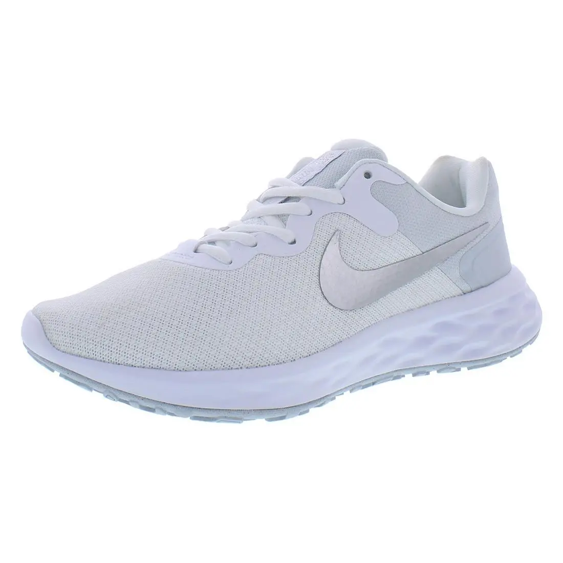 Nike Revolution 6 Next Nature Womens Shoes Size 12 Color: White/metallic Silver