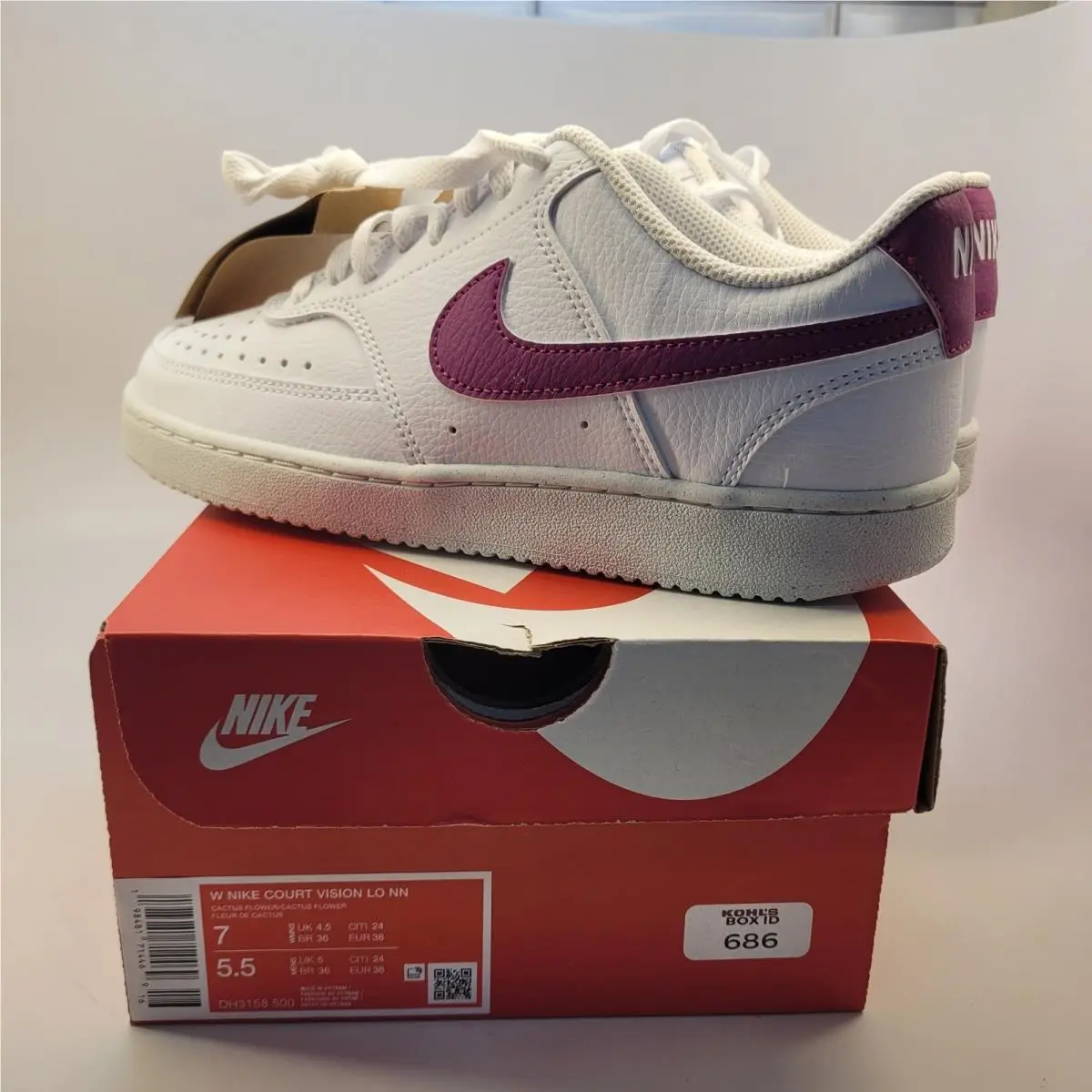 Nike shoes - Nike Court Vision Low - Court Vision Low - White 0