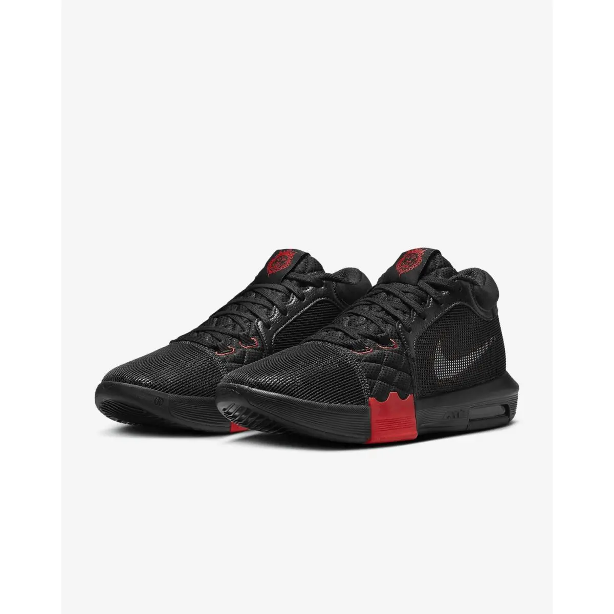 Nike Lebron Witness 8 Mens 11 Basketball Shoes Black Red FB2239-005
