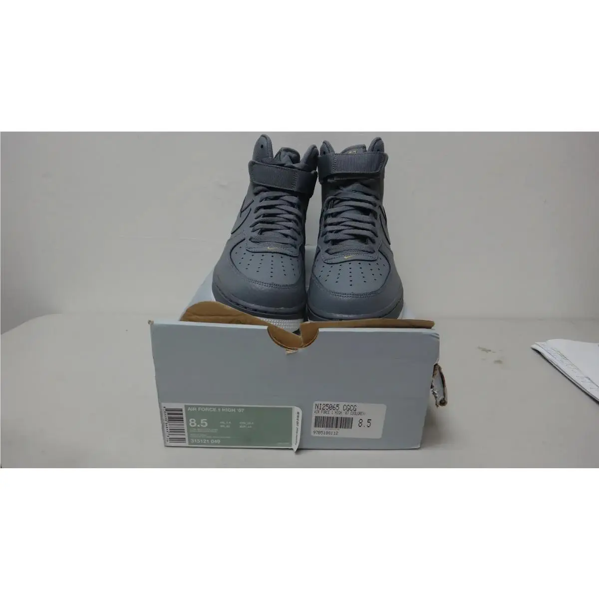 Nike shoes - Nike Air Force 1 High 07 - 315121-049 - Gray 0