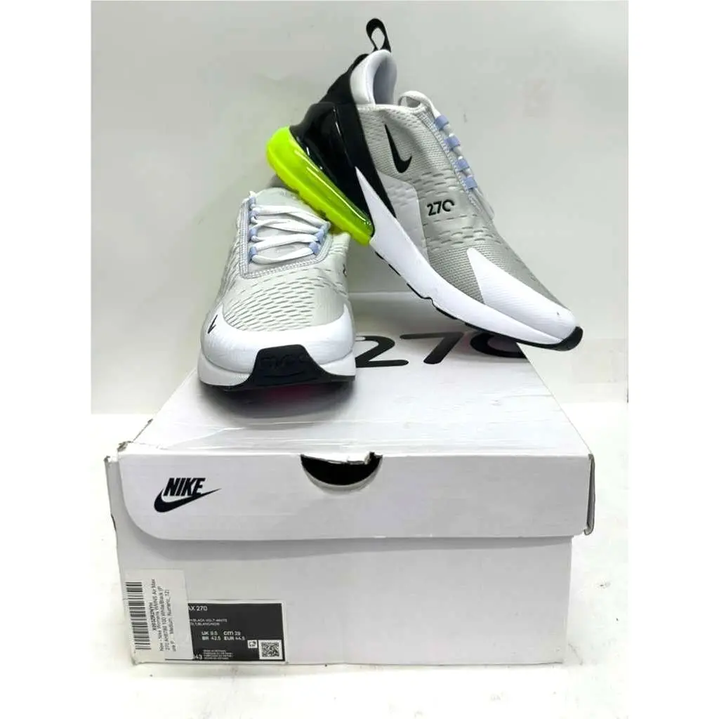 Nike shoes - Nike Air Max 270 - Air Max - WHITE-GRAY- BLACK 0