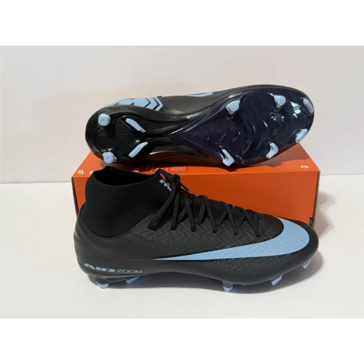Nike shoes - Nike Mercurial Superfly 10 Academy Multi-Ground - Black/Ice Blue 0