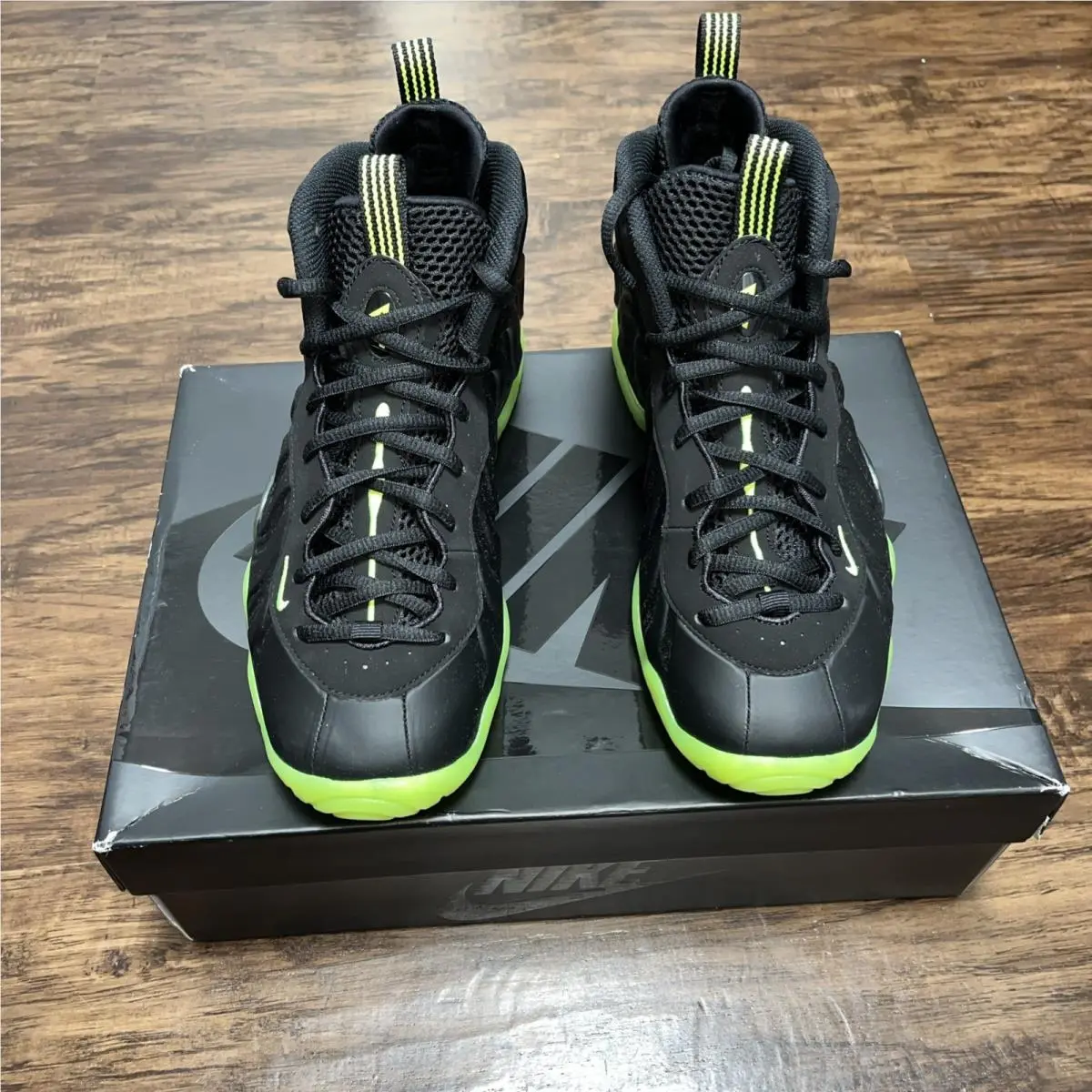 Nike shoes - Nike Little Posite - Little Posite - Black/Volt 0