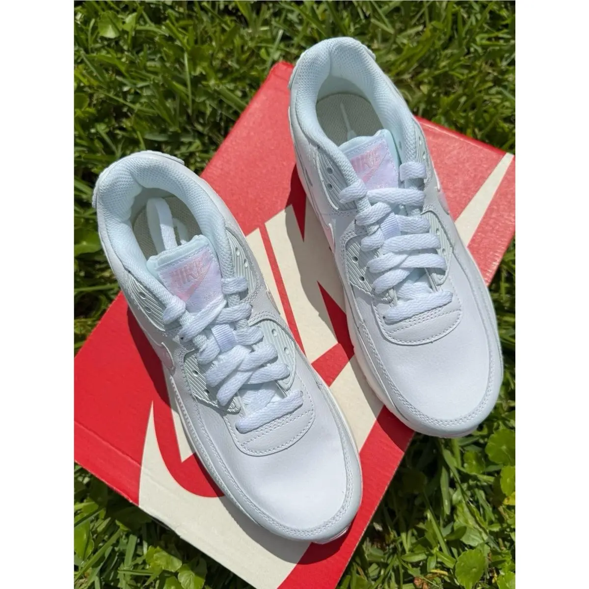 Nike shoes - Nike Air Max 90 - Air Max - CD6864-121 - white / pink 1
