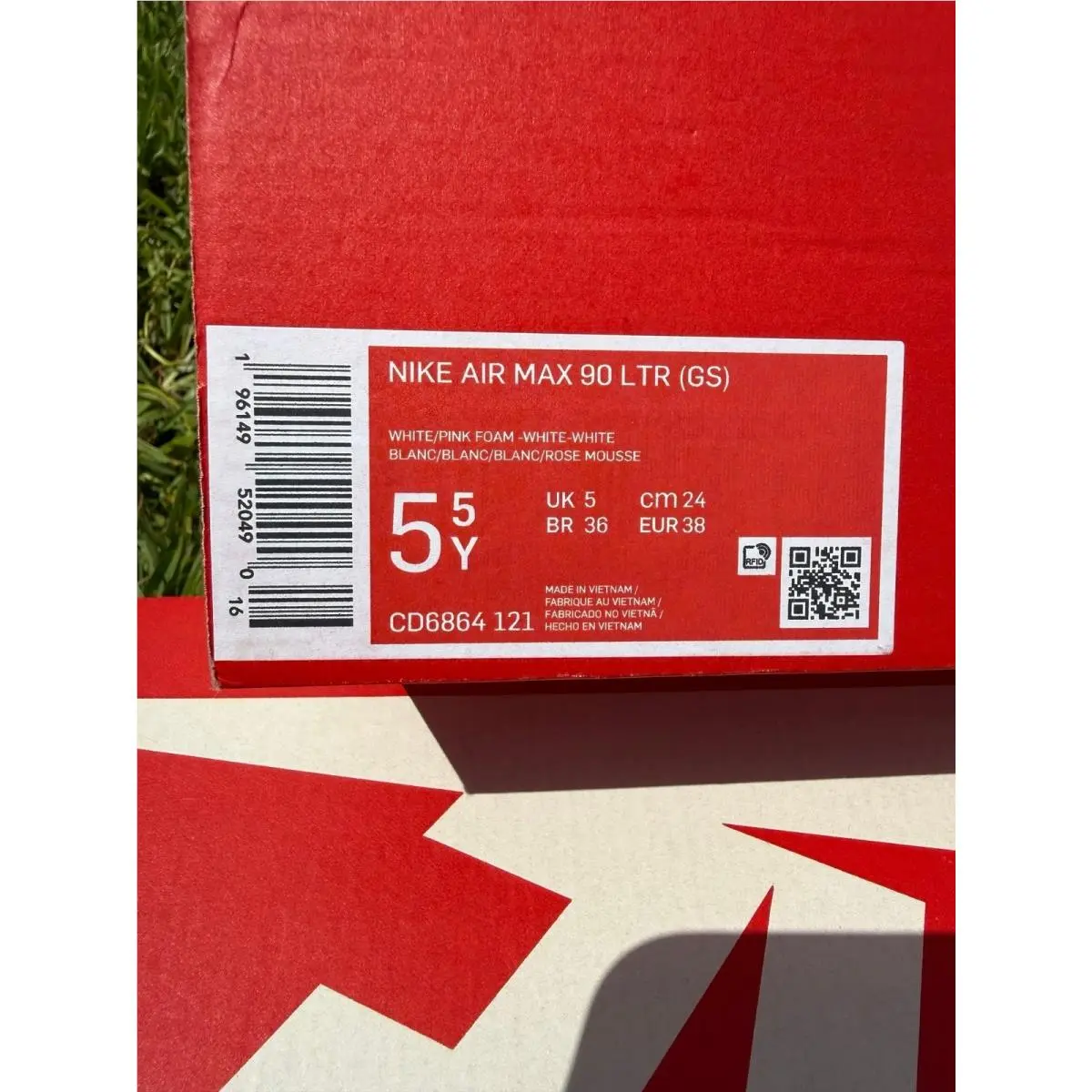 Nike shoes - Nike Air Max 90 - Air Max - CD6864-121 - white / pink 5
