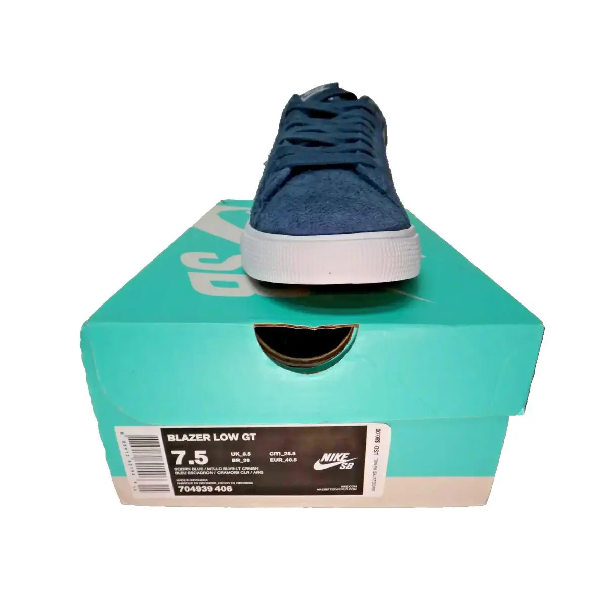 Nike shoes - Blazer GT SB - Blazer - 704939-406 - Blue 0