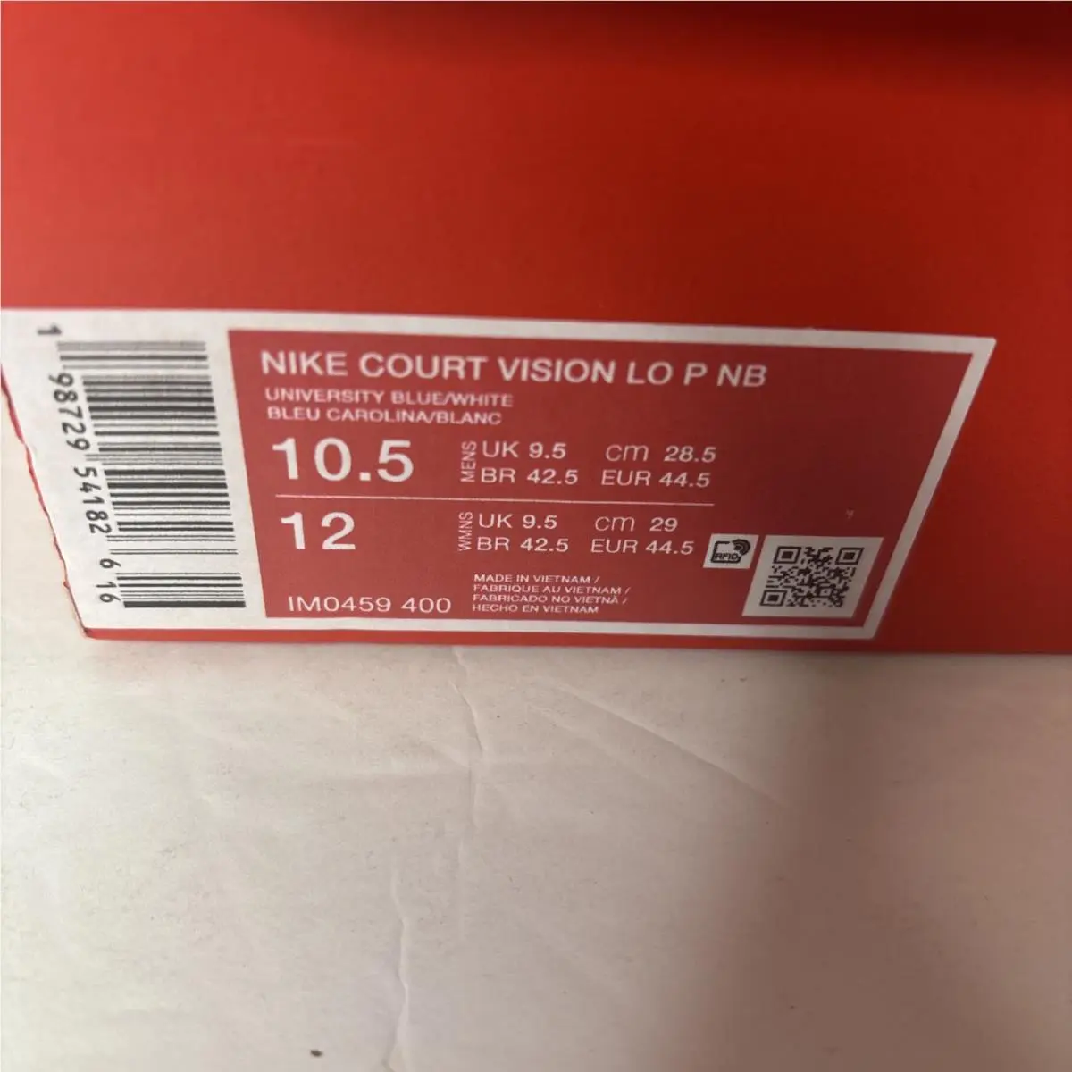 Nike shoes - Court Vision Low Next Nature - Blue 3