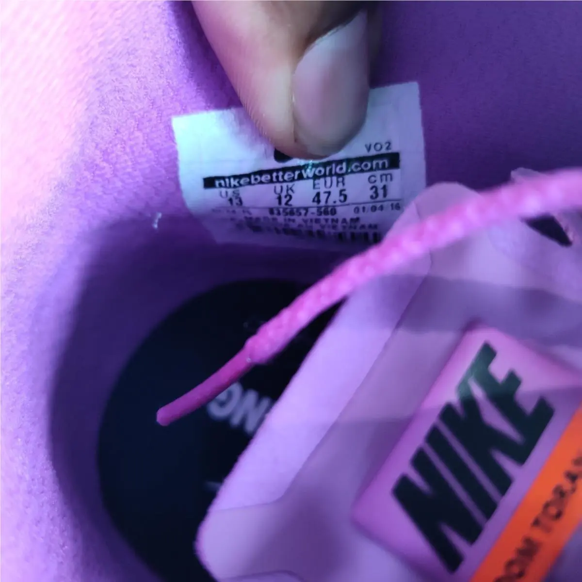 Nike shoes - Nike Zoom Air - Zoom Air - 835657-560 - Purple 6