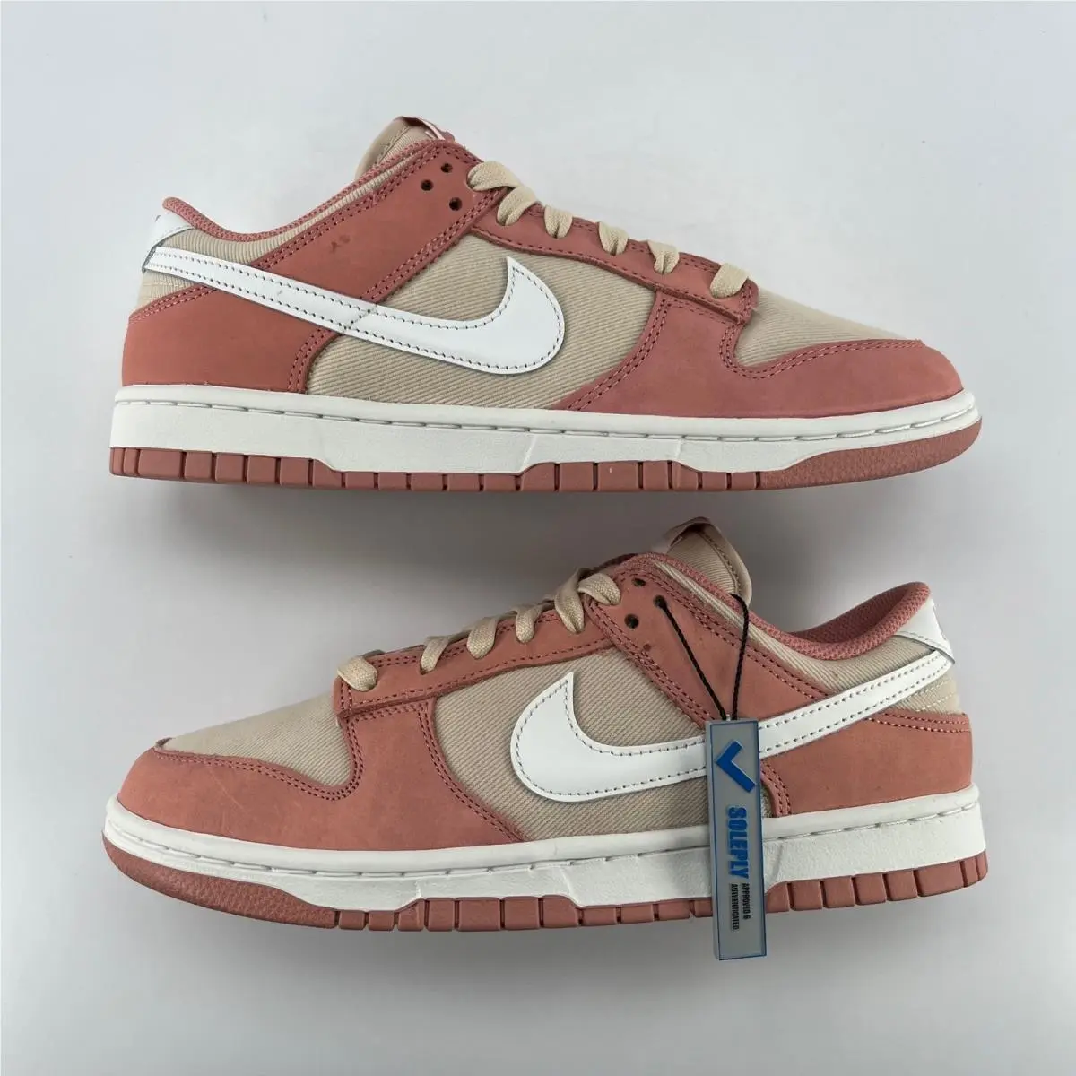 Nike shoes - Nike Dunk Low PRM Red Stardust - Pink 0