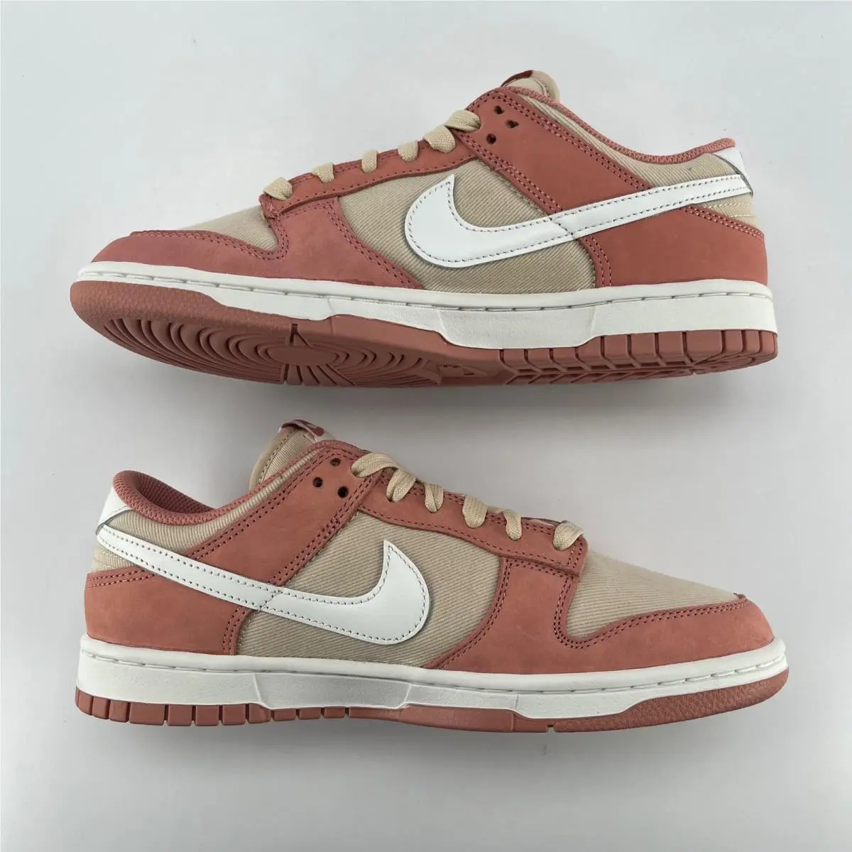 Nike shoes - Nike Dunk Low PRM Red Stardust - Pink 1