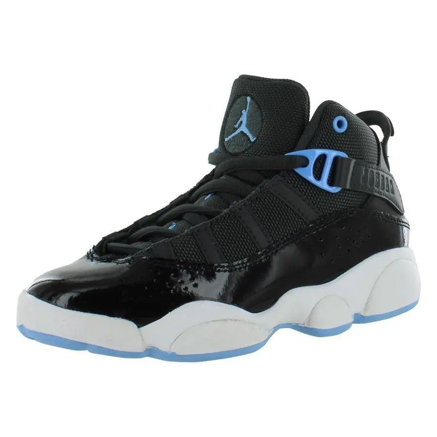 Nike Jordan 6 Rings PS Boys Shoes Size 11 Color: Anthracite/university Blue